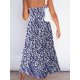 thumbnail image 3 of Vestido Midi informal de verano para mujer, traje bohemio sin mangas con estampado Floral y volantes para playa, 3 of 5