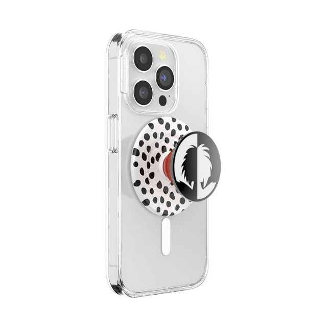 Soporte y soporte para teléfono PopSockets PopGrip para MagSafe Cruella De Vil