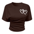 thumbnail image 4 of Toddler Girls T-Shirt Stylish Graphic Print Casual With Waist Tie Detail For Playful Everyday Wear Tops Size 3-4T, 4 of 4