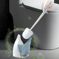 thumbnail image 1 of Fiudx Ofertas Relámpago Escobilla Para Inodoro - Cerdas Resistentes Con Ventilación Para Limpieza De Inodoros En El Baño - Herramienta De Limpieza Esencial Para El Hogar, 1 of 7