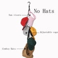 thumbnail image 6 of TISHITA Hat Rack for Baseball Organizer, Hanging 16 Clips over The Door Hat Rack for Beanie Towels Gloves Sun Visor, 6 of 8