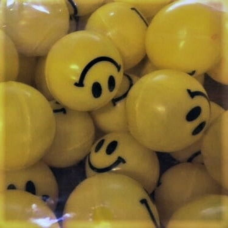 Smile Emoji Plastic Balls Vending Machine Toys 100 Pieces 1-inch