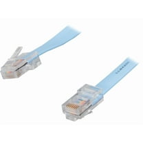 StarTech 6' Cisco Console RJ45 Ethernet Male/Male Rollover Cable Blue ROLLOVERMM6