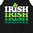 thumbnail image 3 of Instant Message - Irish Retro Repeat - Men's Jersey Tank Top, 3 of 6
