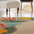 thumbnail image 2 of Trans-Ocean Imports RVL57228012 5 ft. x 7 ft. 6 in. Liora Manne Ravella Tropical Indoor & Outdoor Hand Tufted Rectangle Rug - Neutral, 2 of 6