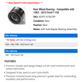 thumbnail image 2 of Rear Wheel Bearing - Compatible with 1983 - 2013 Ford F-150 1984 1985 1986 1987 1988 1989 1990 1991 1992 1993 1994 1995 1996 1997 1998 1999 2000 2001 2002 2003 2004 2005 2006 2007 2008 2009 2010, 2 of 2