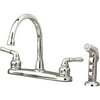 Hi-Rise Kitchen Faucet With Spray, Polished Chrome