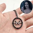 thumbnail image 1 of Collar con colgante de Morticia de la familia Addams de Wednesday Yuxing Gargantilla gótica unisex, 1 of 4