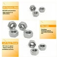 thumbnail image 2 of M6-1.0mm Pitch 304 Stainless Steel Left Hand Thread Hex Nuts - 10pcs, 2 of 5