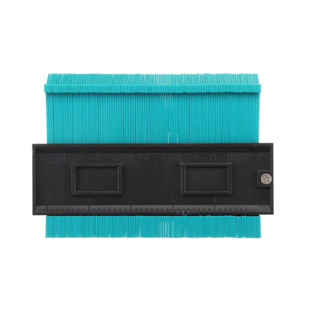 Calibre de duplicación de contornos, bloqueo ajustable, copia precisa de formas irregulares, trazado de carpintería para soldadura irregular, herramienta indispensable para manitas y construcción,