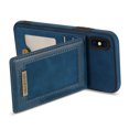 thumbnail image 4 of Feishell Wallet Case for iPhone XS Max, [RFID Blocking] Credit Card Holder Back Magnetic Buckle Luxury Premium PU Leather Purse Flip Kickstand Shockproof Cover For iPhone XS Max, blue, 4 of 8