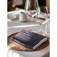 thumbnail image 6 of Red Forest Cloth Napkins Set of 8 Reusable Dinner Napkins, Mysterious Vintage Foggy Woods Tree Cocktail Napkin Washable Table Napkins for Wedding/Holiday Party/Baby Shower 20"x20", 6 of 7