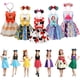 thumbnail image 2 of Disney Kids Dresses For Girls Summer Vestido Rapunzel Clothes Frozen Princess Elsa Anna Belle Moana Minnie Birthday Party Dress8-9T(Tag150) Gao Jinjia LED, 2 of 2