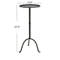 thumbnail image 2 of Creative Co-Op Indoor Transitional Stable 100% Iron End Table, Black, 2 of 11