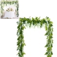 thumbnail image 2 of Flores artificiales Guirnalda de glicina Guirnalda de simulación de vid Guirnalda colgante de ratán para el hogar Jardín Ceremonia Arco de boda Decoración floral, 2 of 7
