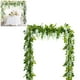 thumbnail image 1 of Guirnalda colgante de ratán, flores artificiales, guirnalda de glicinas, corona de simulación de vid, flores artificiales, guirnalda de glicinas, confiable y duradera, 1 of 7