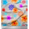 thumbnail image 1 of Soimoi Viscose Chiffon Fabric Artistic Floral Printed Fabric 1 Yard 42 Inch Wide, 1 of 1