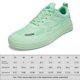 thumbnail image 2 of Zapatos caminando para hombres con la caja de punta ancha de las zapatillas descalzos informales (41) verde, 2 of 9