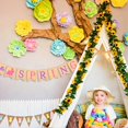 thumbnail image 3 of Swallow Tail Banner Burlap Banner Hanging Banner Party Banner Decorative Banner, 3 of 3