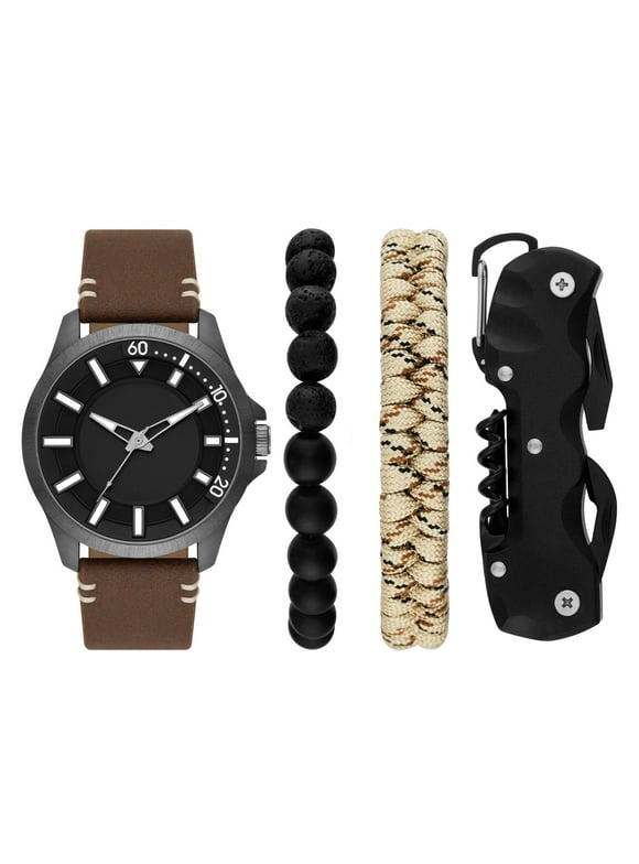 Men S Watch Bracelet Set