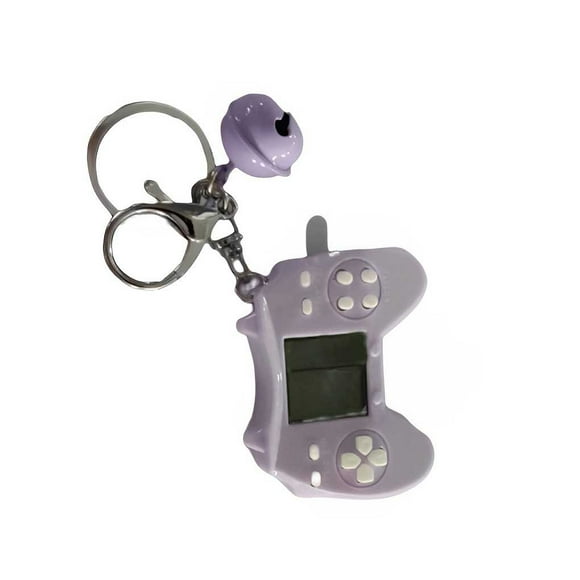 Mini Game Console Classic Puzzle Handheld Game Nostalgic Creationary Puzzling Keyring Player Classic Game Console Portable Game Console Gift for Kids and Adults