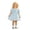b-850Sky Blue410, variant on MEZZALL Toddler Girls Short Sleeve Holiday Party Floral Dress Dance Dresses Clothes Cute Sundress