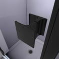 thumbnail image 3 of DreamLine Lumen 34 in. D x 42 in. W by 74 3/4 in. H Hinged Shower Door in Satin Black with Black Acrylic Base Kit, 3 of 10