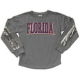 thumbnail image 2 of Girls Youth Gameday Couture  Gray Florida Gators Guess Who's Back Long Sleeve T-Shirt, 2 of 3