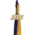 thumbnail image 2 of Endea Graduation Purple/Bright Gold Graduation Tassel with Gold Date Drop, 2 of 10