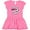 Raspberry with Polka Dots, variant on Inktastic Gotta Have Goals- Soccer Girls Baby Dress