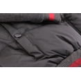 thumbnail image 3 of Men’s Hybrid Puffer Lightweight Utility Insulated Hooded Quilted Zipper Jacket (VS301 - Black, XL), 3 of 3