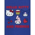 thumbnail image 2 of Hello Kitty x Wonder Nation Girls Short Sleeve Top and Sleep Pants Pajama Set, 2-Piece, Sizes 4-18, 2 of 3