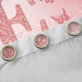 thumbnail image 4 of Manfei Letter Monogrammed E Black Out Curtains for Kids Children Girls,Dreamy Princess Curtains Pack of 2 (42x63 Each),Cute Butterfly Bowknot Bedroom Curtains,Bling Glitter Bedroom Decor, 4 of 6