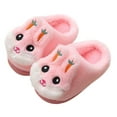 thumbnail image 4 of Vedolay Toddler Boys Slippers Lining Shoes Girls Indoor Slipper Winter Slippers Pink,36, 4 of 4