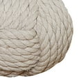 thumbnail image 4 of Creative Co-Op Nautical Rope Knot Decorative Cotton Door Stop, Ivory, 4 of 8