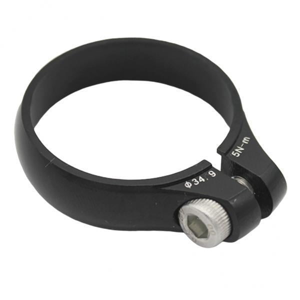 Abrazaderas Ultraligeras para Tubo de sillín fijo Color Negro 34,9 Cola