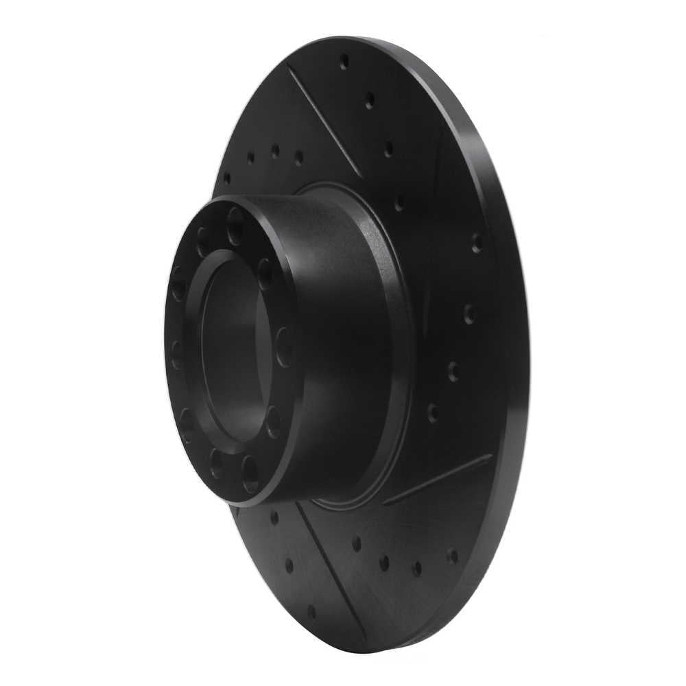 Dynamic Friction Company 633-63006R DFC Brake Rotor - Drilled And Slotted - Black