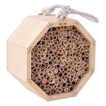 Wooden Insect Bee Bug House Natural Eco-Friendly Wood Hotel Garden Nest Easy Installation Beautiful Care