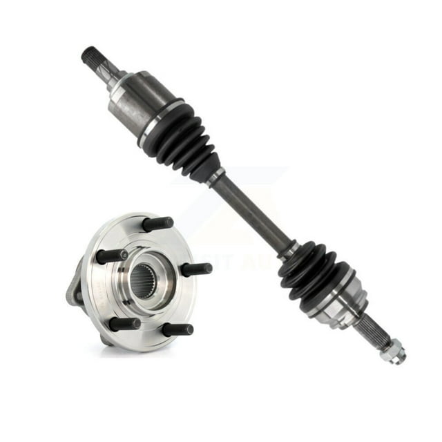 Kugel Front Left (Driver Side) CV Axle Drive Shaft and Complete Wheel Hub Bearing Assembly Kit for Car Dodge Caliber KN7-100100