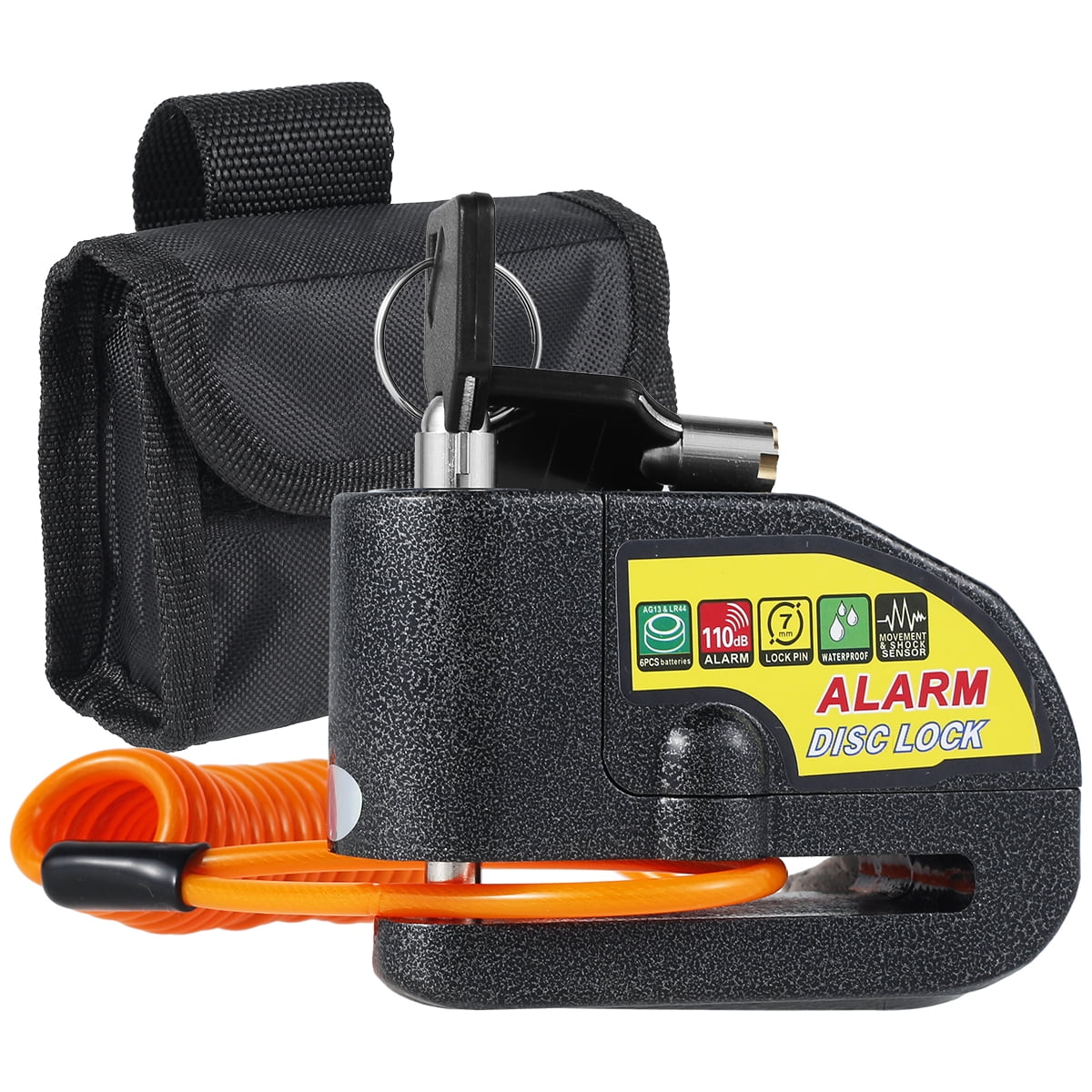 Motorcycle Alarm Disc Brake Lock Antitheft Motorbike Alarm Padlock