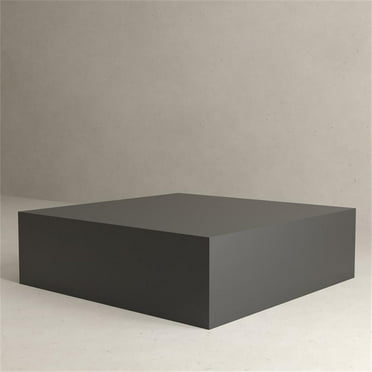 Pemberly Row Modern / Contemporary Lucy Coffee Table in Black Steel