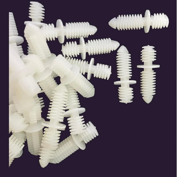 50Pcs Double End Xmas Tree Retainers Clips Fits for Boat Marine Automotive Trim 11/32" Stem Diameter for Boat Marine Cushion, Panels, Back Rest, Usphostery, Bolsters,