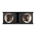 thumbnail image 4 of QPower Dual 12 Inch Horn Ported Subwoofer Box Enclosure, 5/8 Inch MDF, Black Carpet, 4 of 7