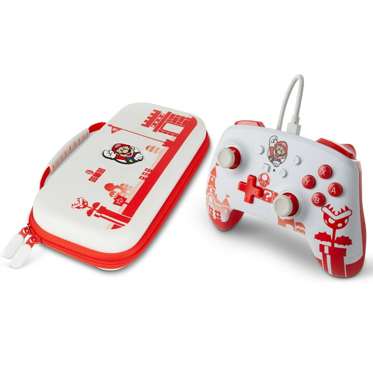 PowerA Enhanced Mario Wired Controller and Protection Case