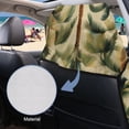 thumbnail image 4 of FUIALDOLG Tropical Palm Tree Car Seat Towel | Headrest Pocket Towel Seat Covers for Cars | Universal Fit & Machine Washable | Portable Car Front Seats Cover After Gym, Yoga, Beach, 4 of 7