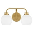 thumbnail image 2 of Bathroom Vanity Light in Natural Brass, 2 of 6