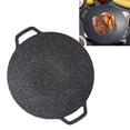 thumbnail image 2 of Nonstick Barbecue Plate,Korean Style Barbecue Round Round BBQ Griddle BBQ Grill Pan High-Intensity Output, 2 of 12
