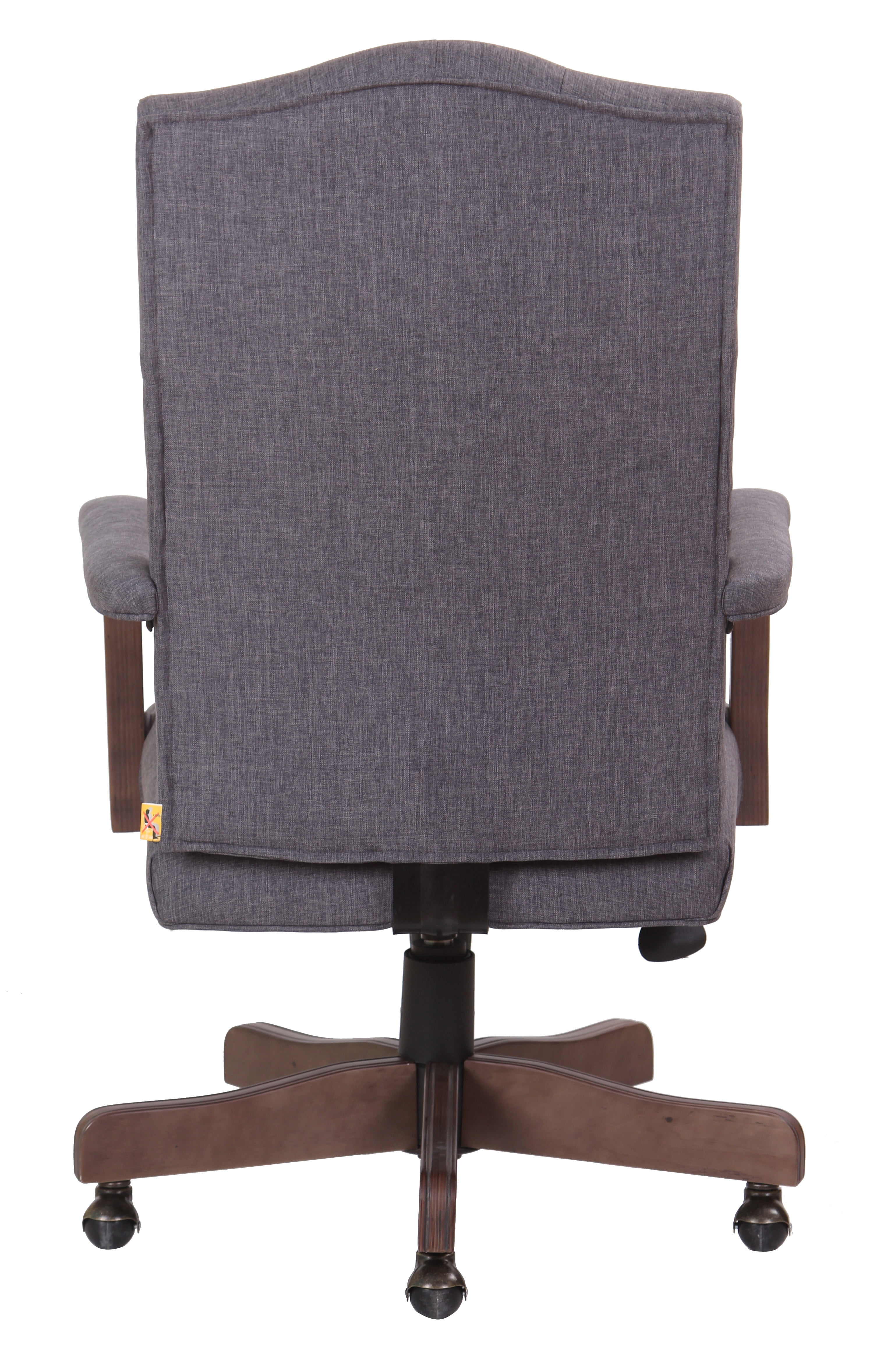 Boss Office Products Refined Rustic Executive Chair in Slate Gray Commercial Grade