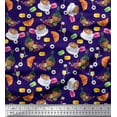 thumbnail image 1 of Soimoi Georgette Viscose Fabric Wine Glass,Bottle & Cups Printed Fabric 1 Yard 42 Inch Wide, 1 of 1