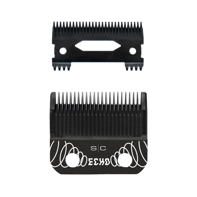 StyleCraft Replacement ECHO Fixed DLC Hair Clipper Blade with DLC Deep Tooth Cutter Set